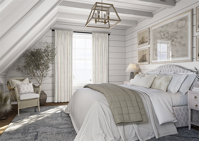 Vintage Stripe, Pastels - Made to Measure Curtains - Image 7